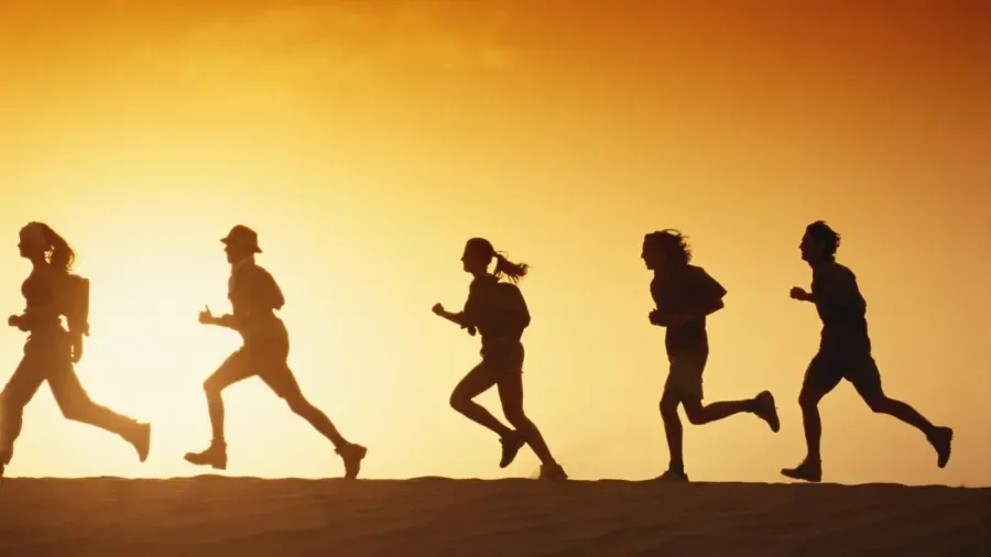 Hva er den gjennomsnittlige menneskelige løpehastigheten?